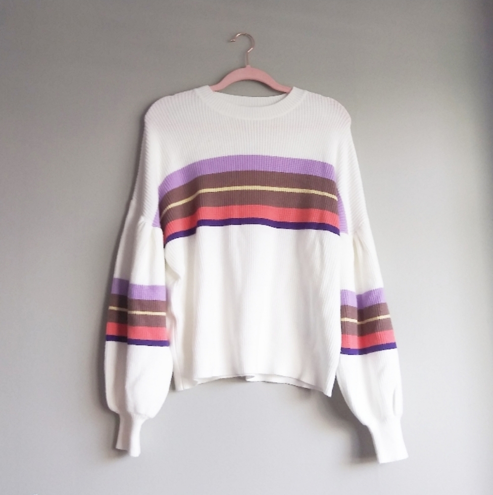 NWT Fate Striped Sweater